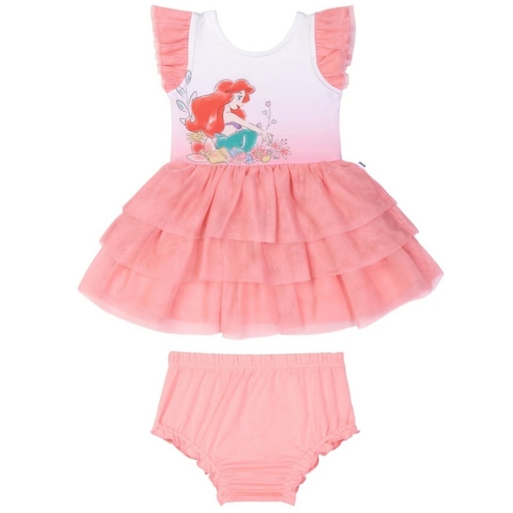 Little Sleepies Ariel Flutter Dress w/ Bloomer